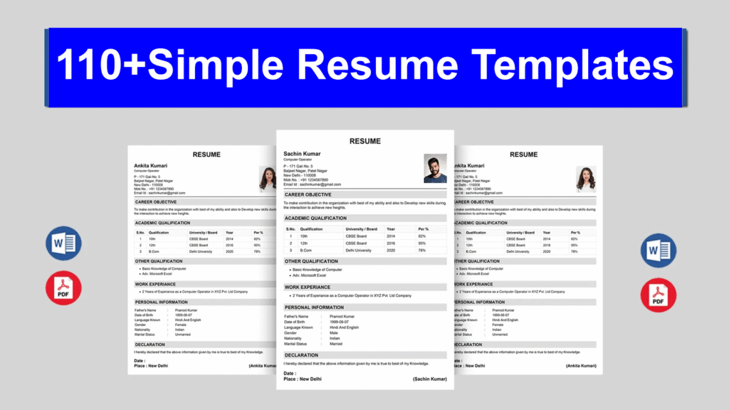 A Practical Guide to Resume Templates for Freshers Free
