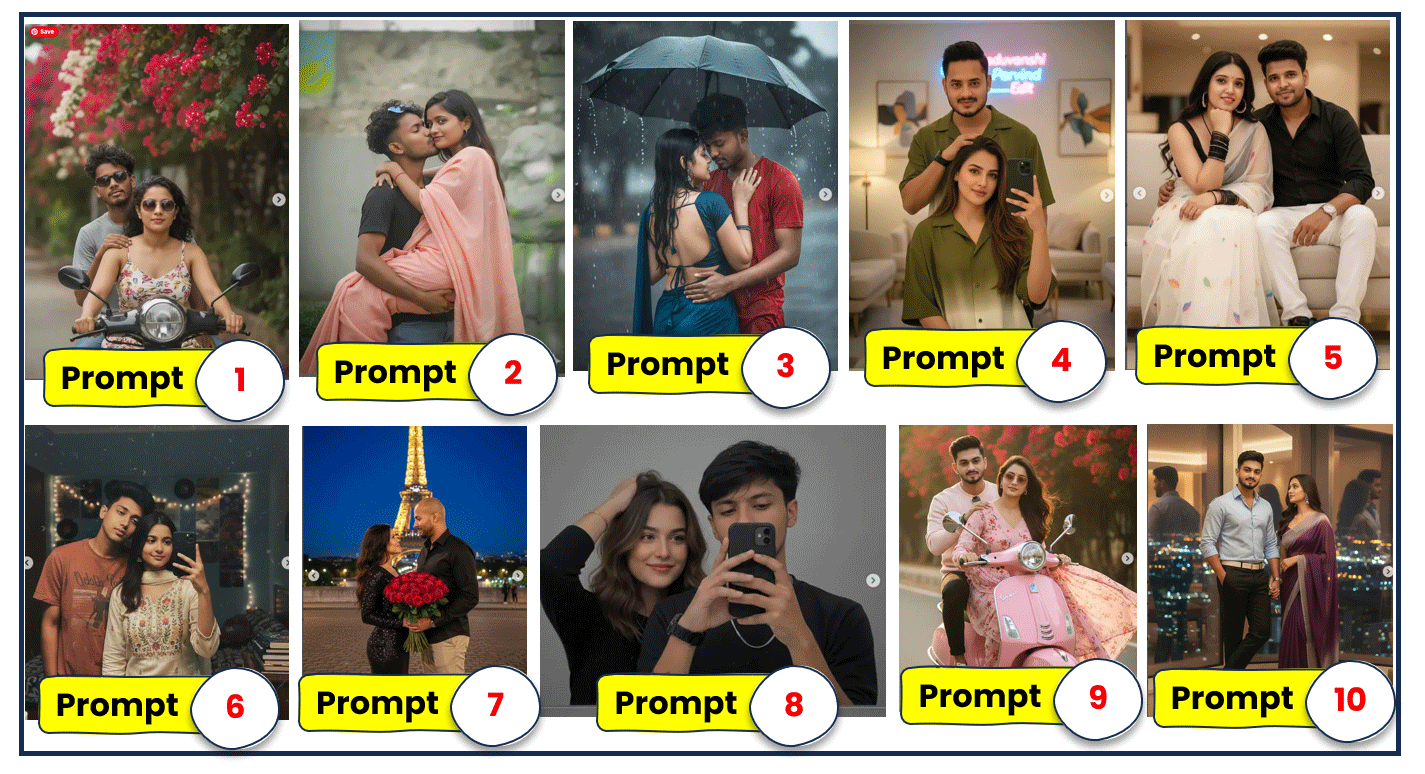 Couple Romantic Prompt for Gemini AI