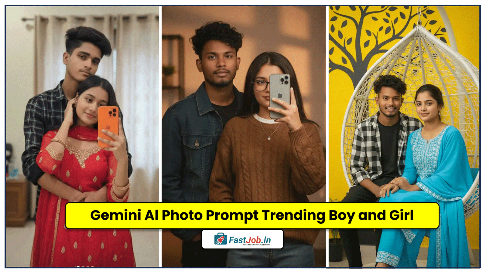 Gemini Ai Photo Prompt Copy Paste Trending Boy and Girl
