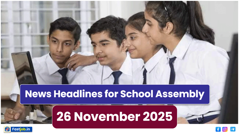 News Headlines for School Assembly 26 November 2025