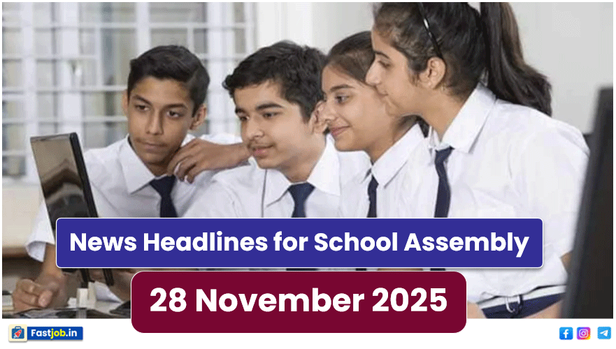 News Headlines for School Assembly 28 November 2025