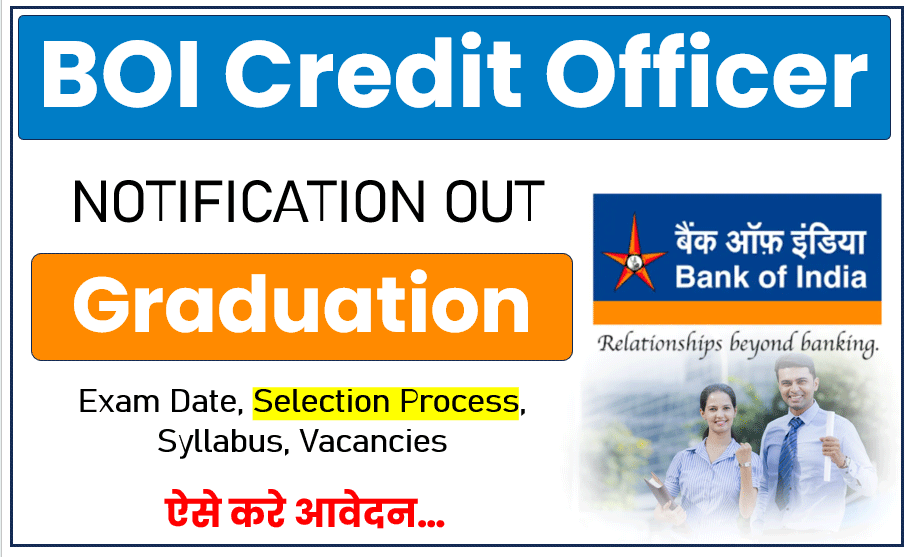 BOI Credit Officer Recruitment 2026 Apply Online