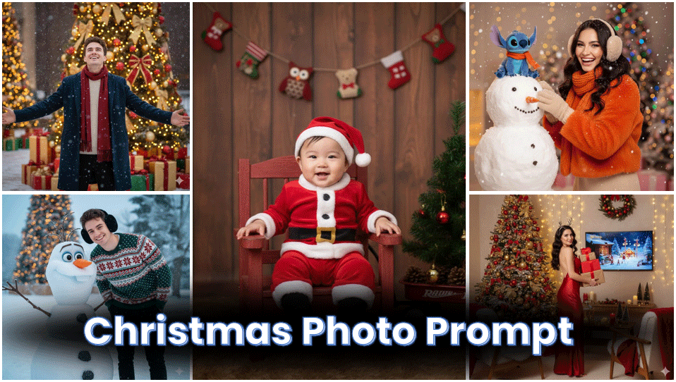 Gemini AI Christmas Photo Prompt