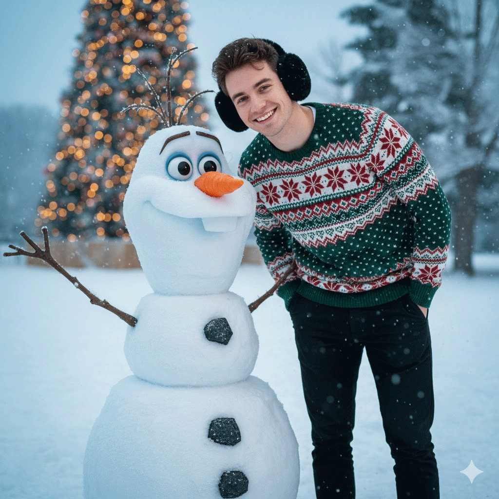 Gemini AI Christmas photo prompt 5