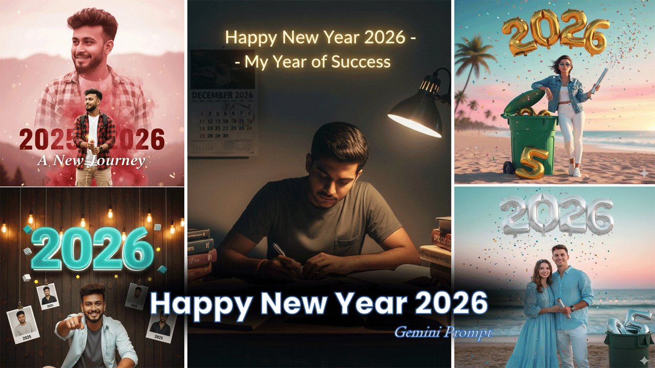Gemini Prompt Happy New Year 2026 