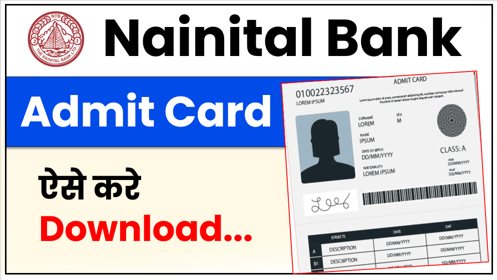 Nainital Bank Admit Card 2026