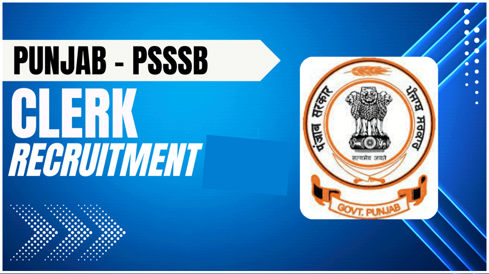 PSSSB Clerk Recruitment 2025 Posts Apply