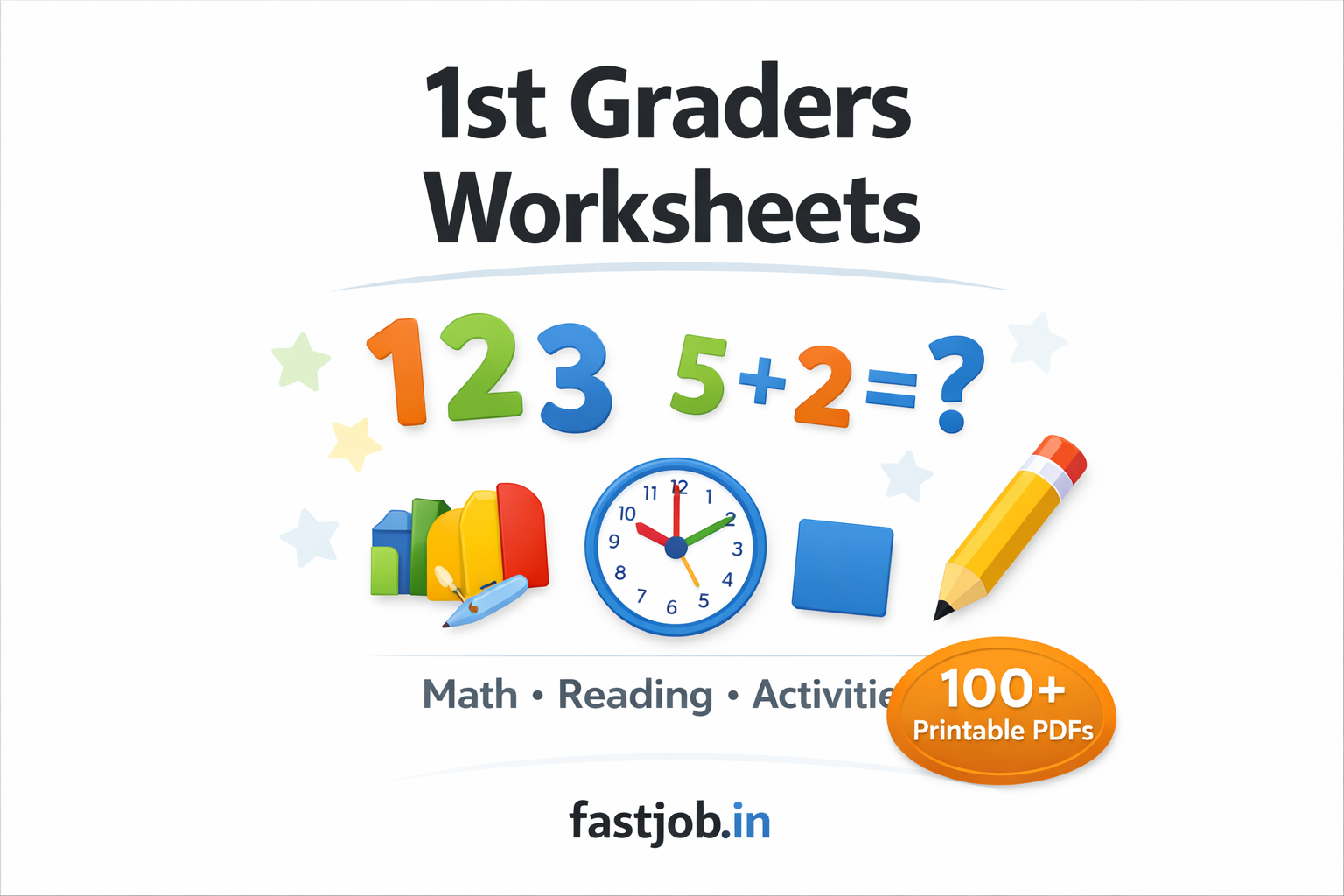 1st Graders Worksheets