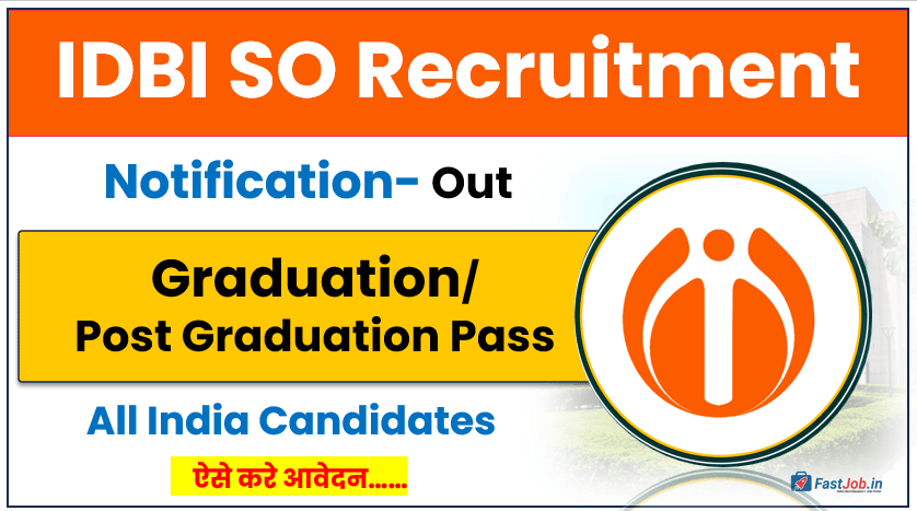 IDBI SO Recruitment