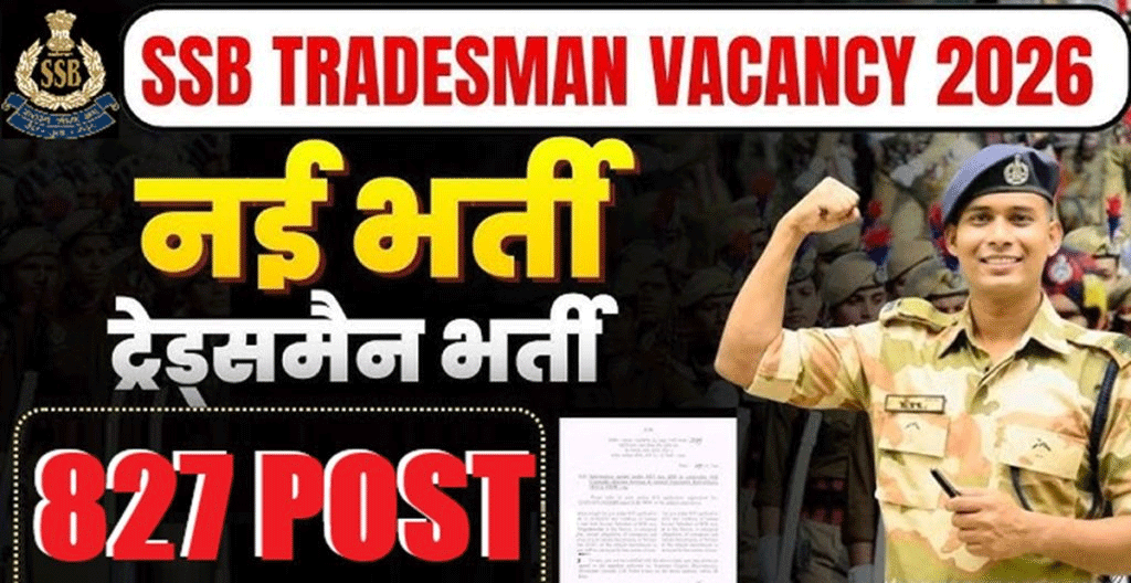 SSB Constable Tradesman Recruitment 2026