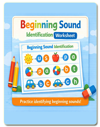 Beginning sound identification Worksheets