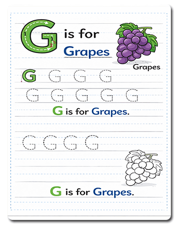 Letter G Tracing Worksheets Preschool