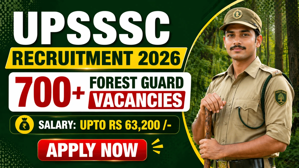 UPSSSC Forest Guard Vacancy