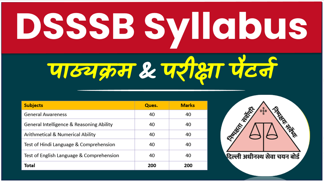 DSSSB Syllabus
