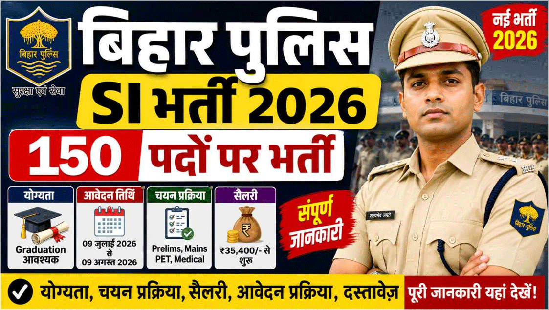 Bihar Police SI Vacancy