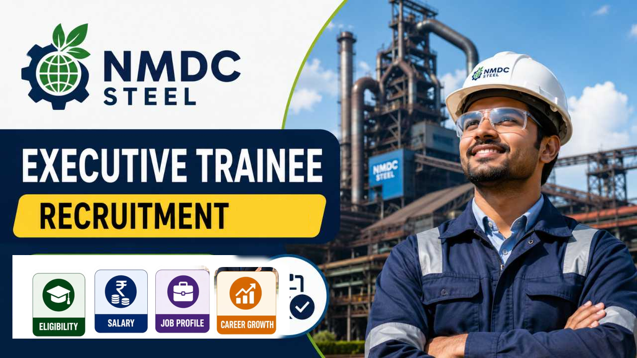 NMDC Steel Recruitment