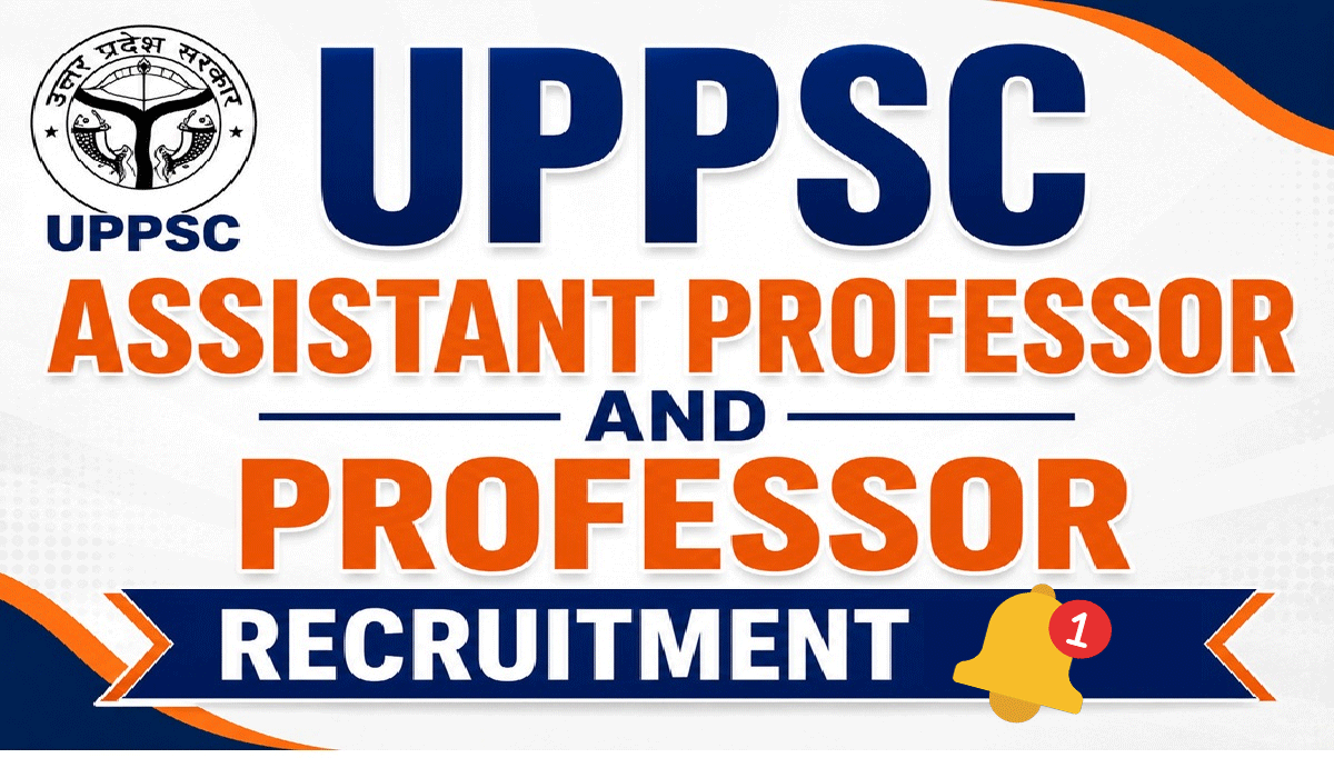 UPPSC Assistant Professor Recruitment