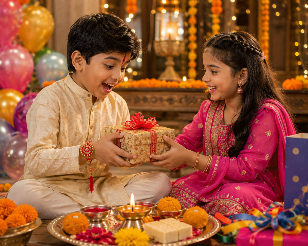 Sister Brother Happy Raksha Bandhan