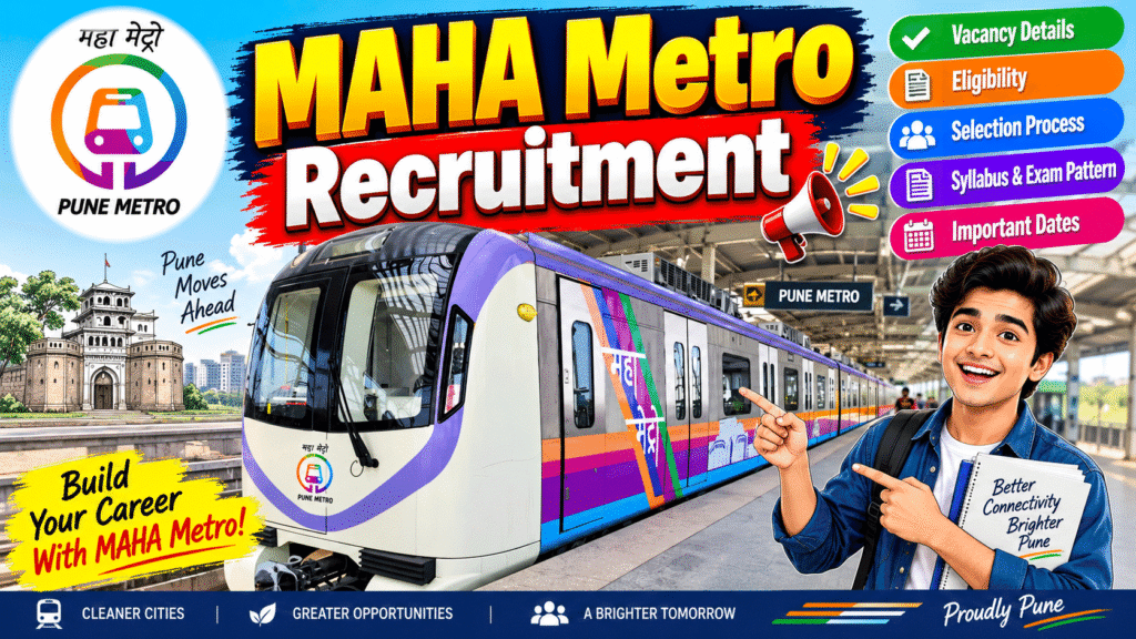 MAHA Metro Recruitment