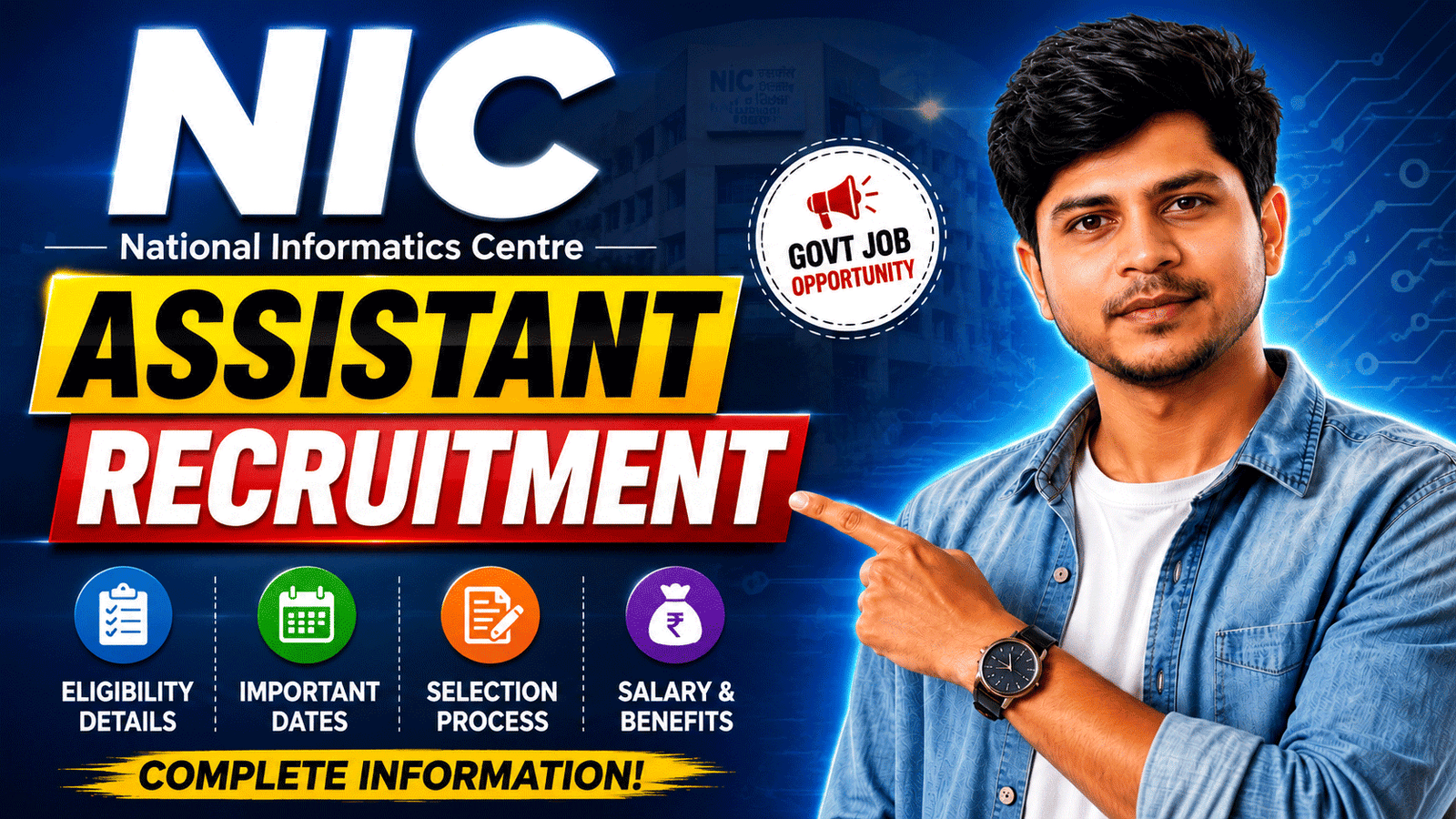 NIC Assistant Recruitment