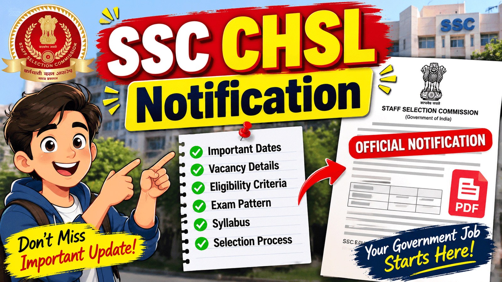 SSC CHSL Notification