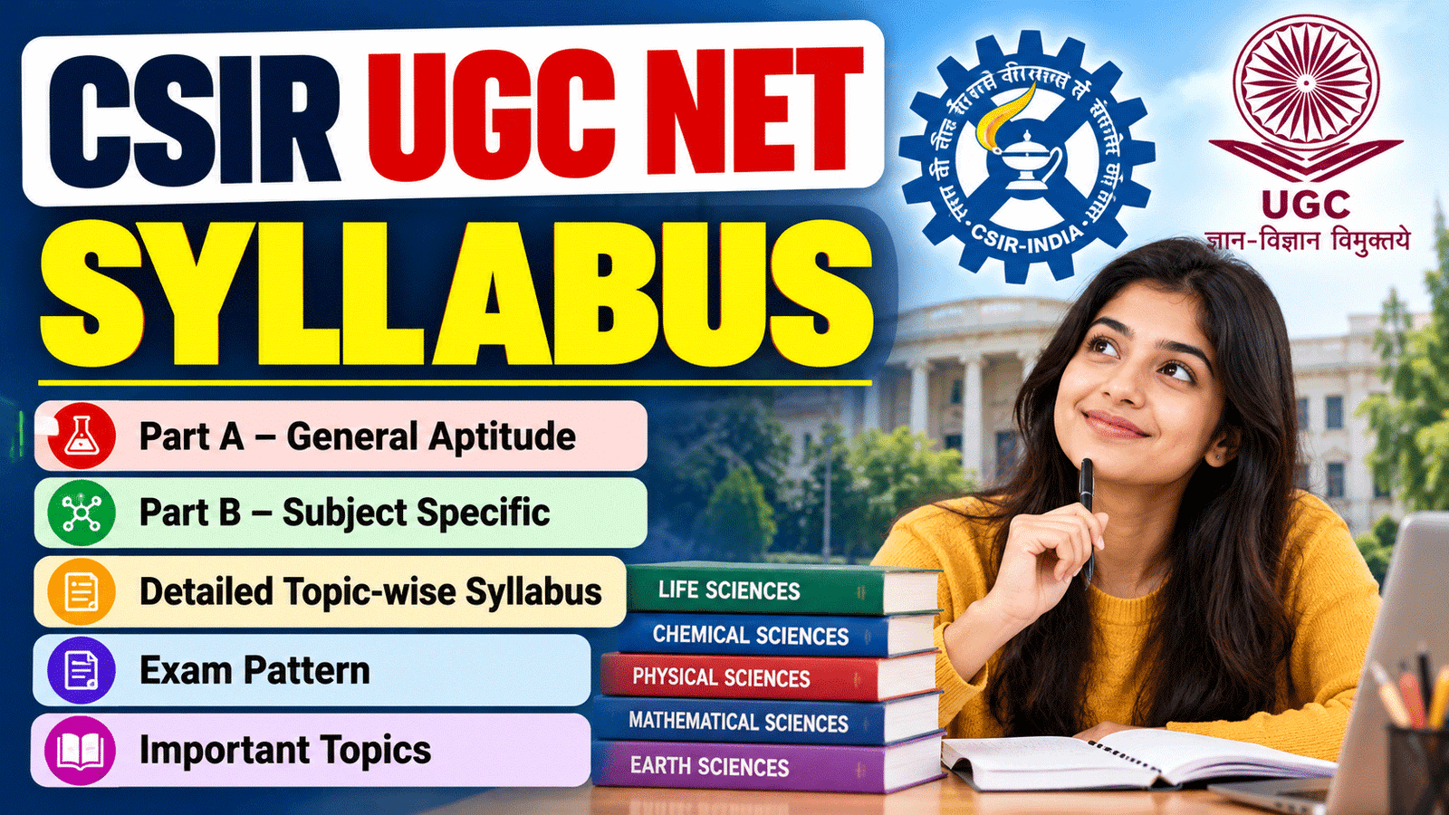 CSIR UGC NET Syllabus