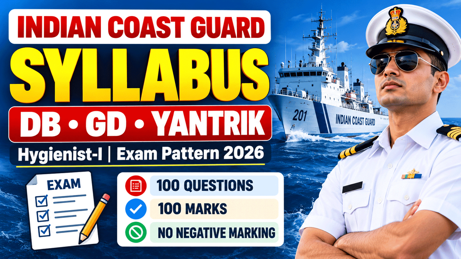 Indian Coast Guard Syllabus